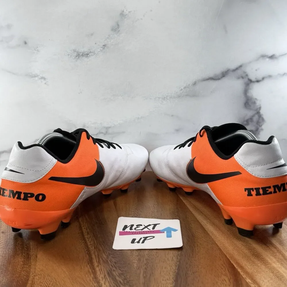 Men’s Size 12-Nike Tiempo Genio II Leather Firm Ground Soccer Cleats 819213-108